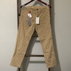 Jacob Cohen Tan Patterned Pant
